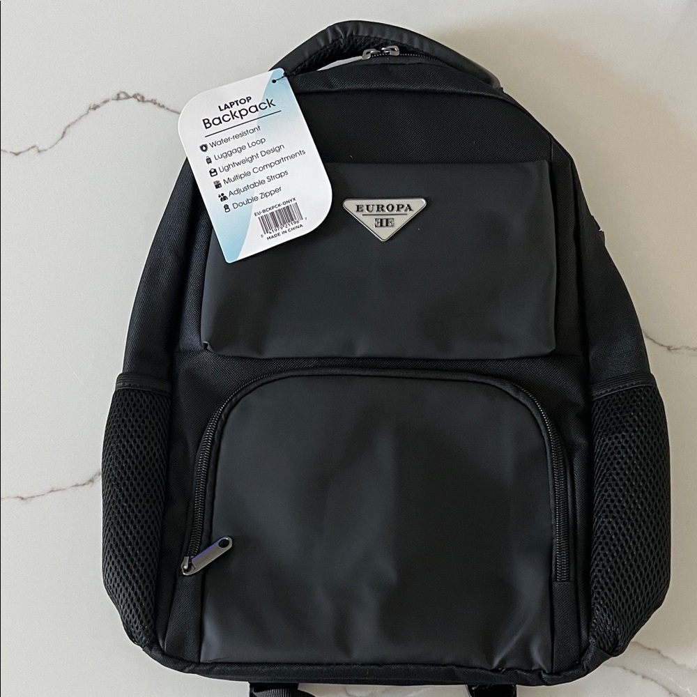 NEW!  Black Backpack